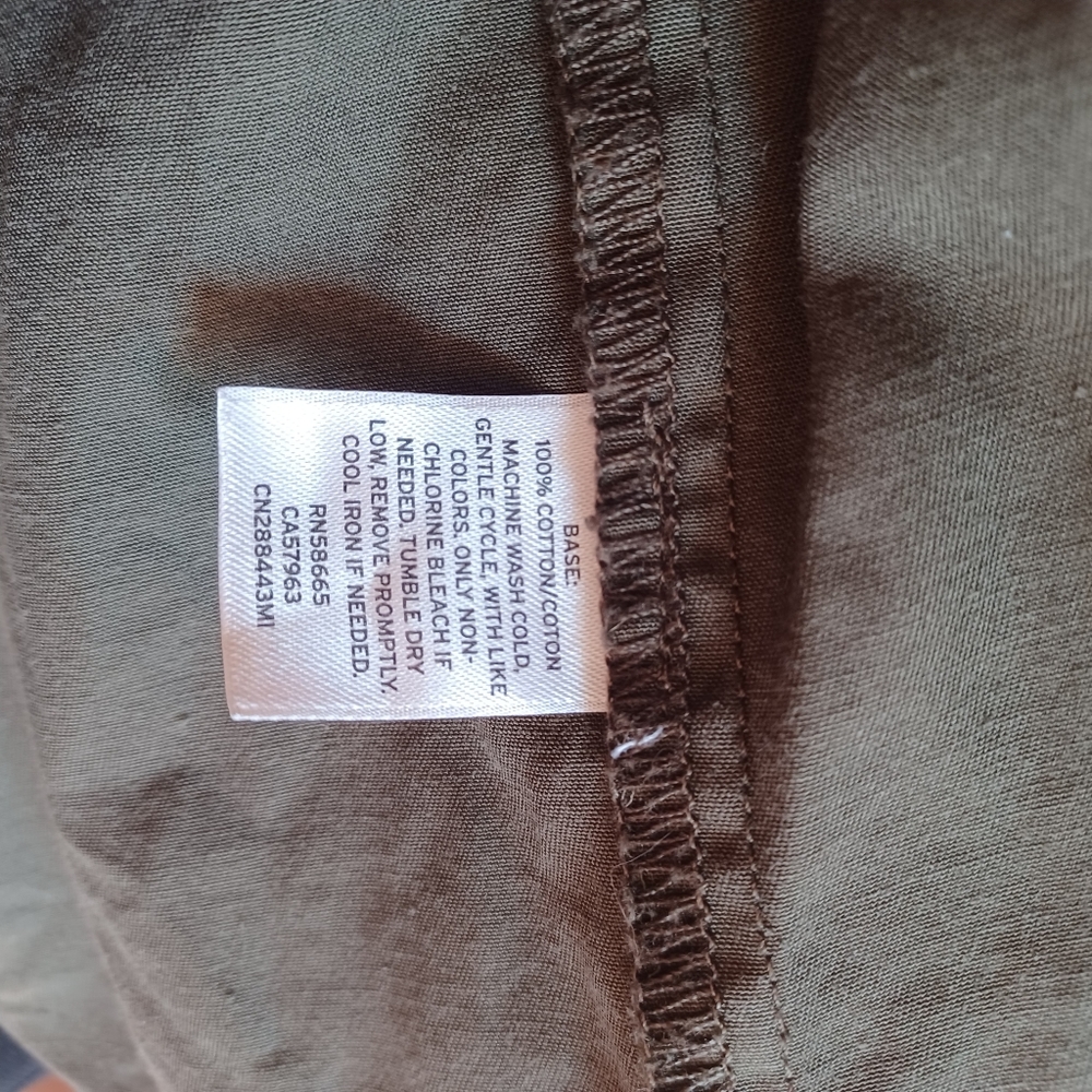 Caslon Olive Green Cargo Jacket - Picture 7 of 7